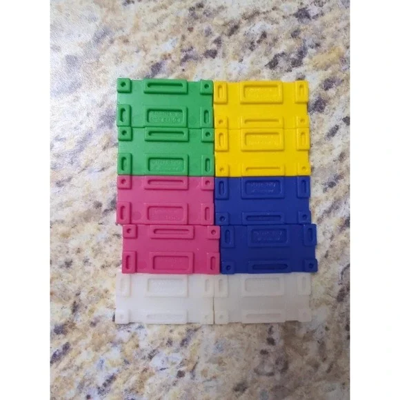 Domino Rallye Bully West Germany 1982 Glow In Dark Snap Together 92 Pieces Rare - Picture 13 of 16